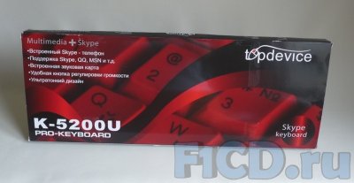 TopDevice К 5200U – скайп-клавиатура!