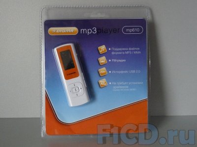 Digma MP610 – MP3-компаньон