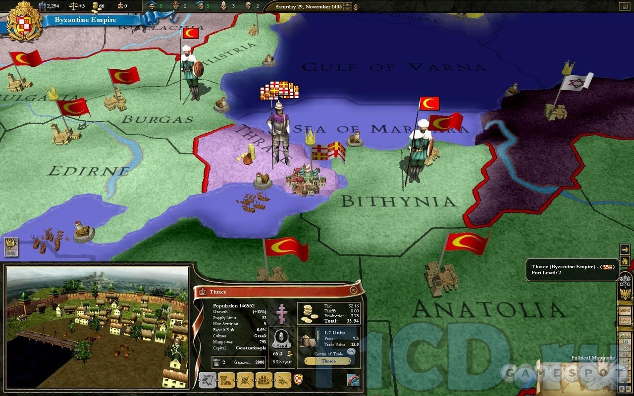 Скриншот Europa Universalis III: In Nomine #2781 > Компьютерный портал  F1CD.ru