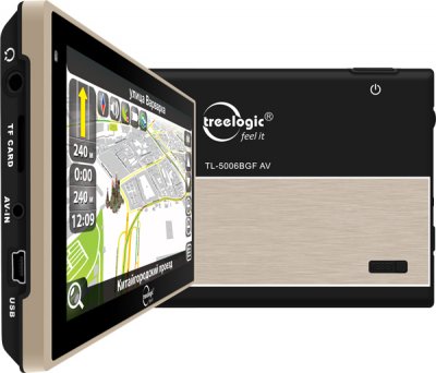 Treelogic TL-5006BGF AV – новый навигатор