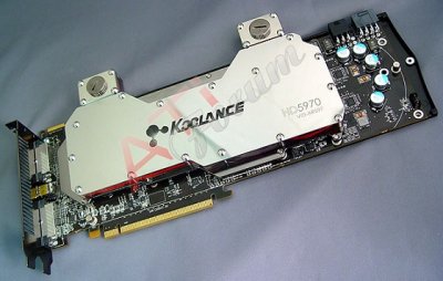 Koolance анонсировала водоблок для карты Radeon HD 5970