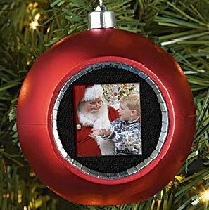 Digital Photo Christmas Ornament украшение  продвинутой ели