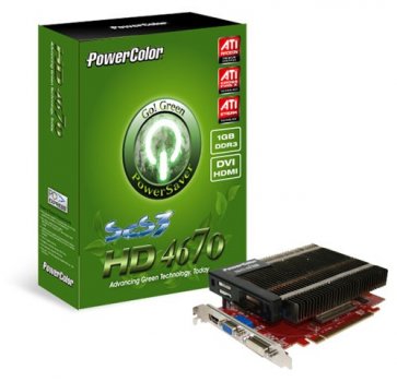 Powercolor: две новые экономичные видеокарты в серии Go! Green