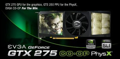 EVGA GeForce GTX 275 PhysX Edition: эксклюзивная видеокарта