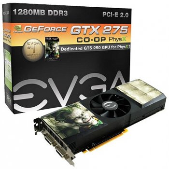 EVGA GeForce GTX 275 PhysX Edition: эксклюзивная видеокарта