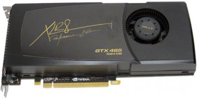 PNY GeForce GTX 465 – новая видеокарта