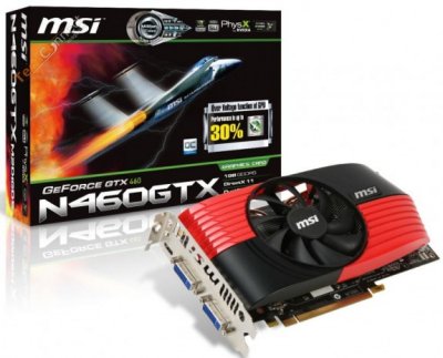 MSI GeForce GTX 460 – красное на чёрном