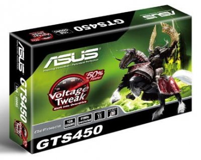 ASUS: есть новая видеокарта GeForce GTS 450 с разгоном