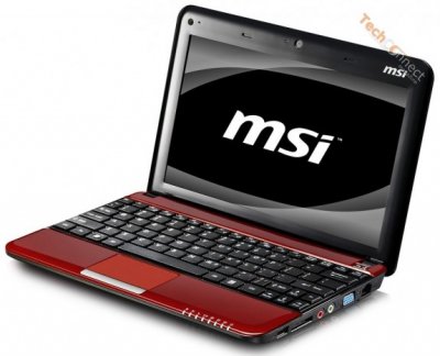 MSI Wind U135DX – новый нетбук с памятью DDR3