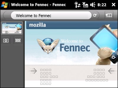 Первые скриншоты Firefox Mobile