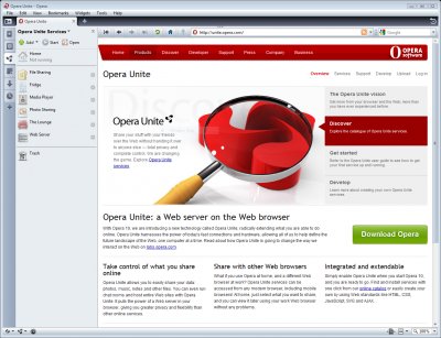 Opera Unite – переворачивает Веб?