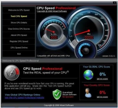 CPU Speed Professional: узнай всё о своём процессоре!