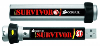 Corsair выпускает флешки Survivor GT объёмом 32 и 64 Гбайт