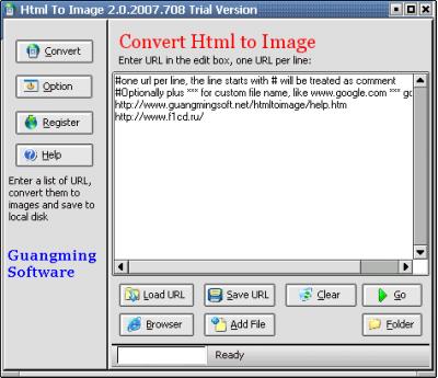 Html To Image 2.0 2007.708