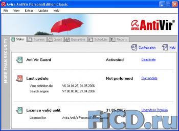 AntiVir Personal Edition Classic 7.03