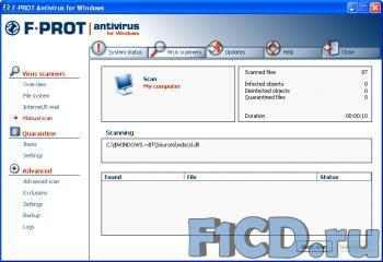 F-PROT Antivirus 6.0.6.3 