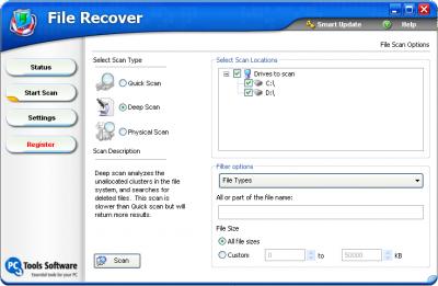 PC Tools File Recover 6.2.0.16