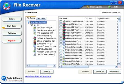 PC Tools File Recover 6.2.0.16